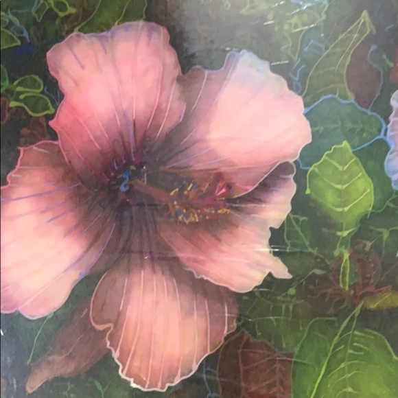 Watercolor framed floral print. NWT. - Picture 3 of 8